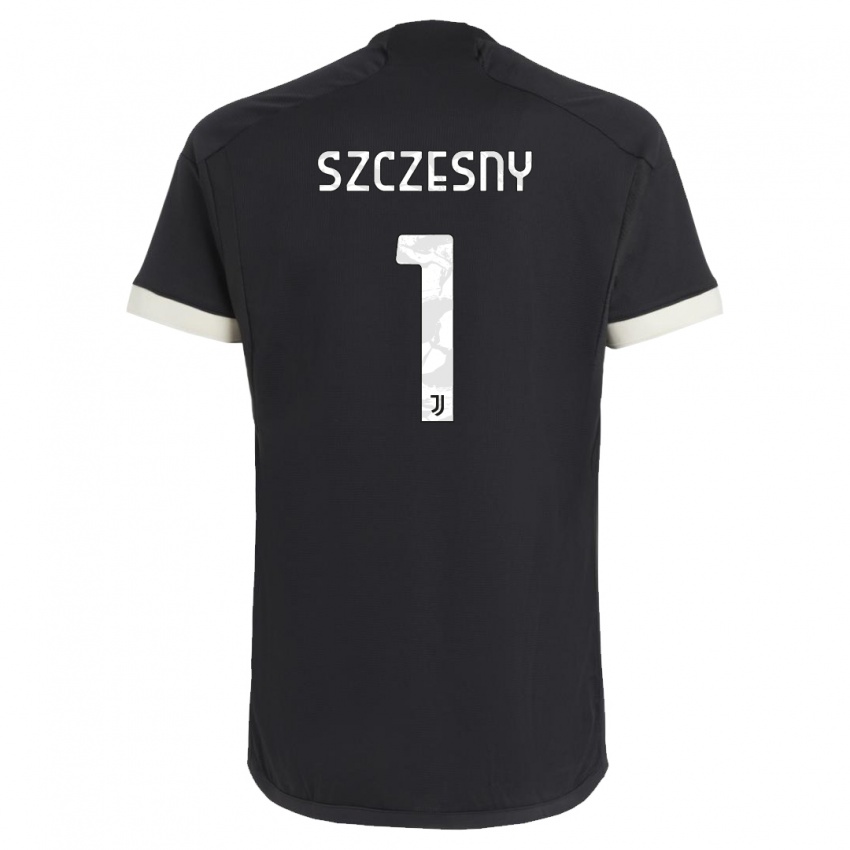 Kinder Wojciech Szczesny #1 Schwarz Ausweichtrikot Trikot 2023/24 T-Shirt Österreich
