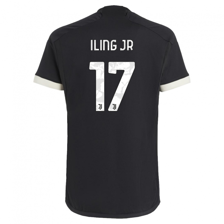 Kinder Samuel Iling-Junior #17 Schwarz Ausweichtrikot Trikot 2023/24 T-Shirt Österreich