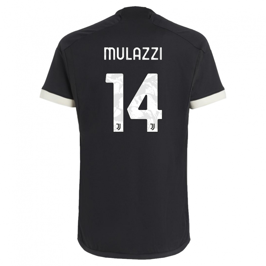 Kinder Gabriele Mulazzi #14 Schwarz Ausweichtrikot Trikot 2023/24 T-Shirt Österreich