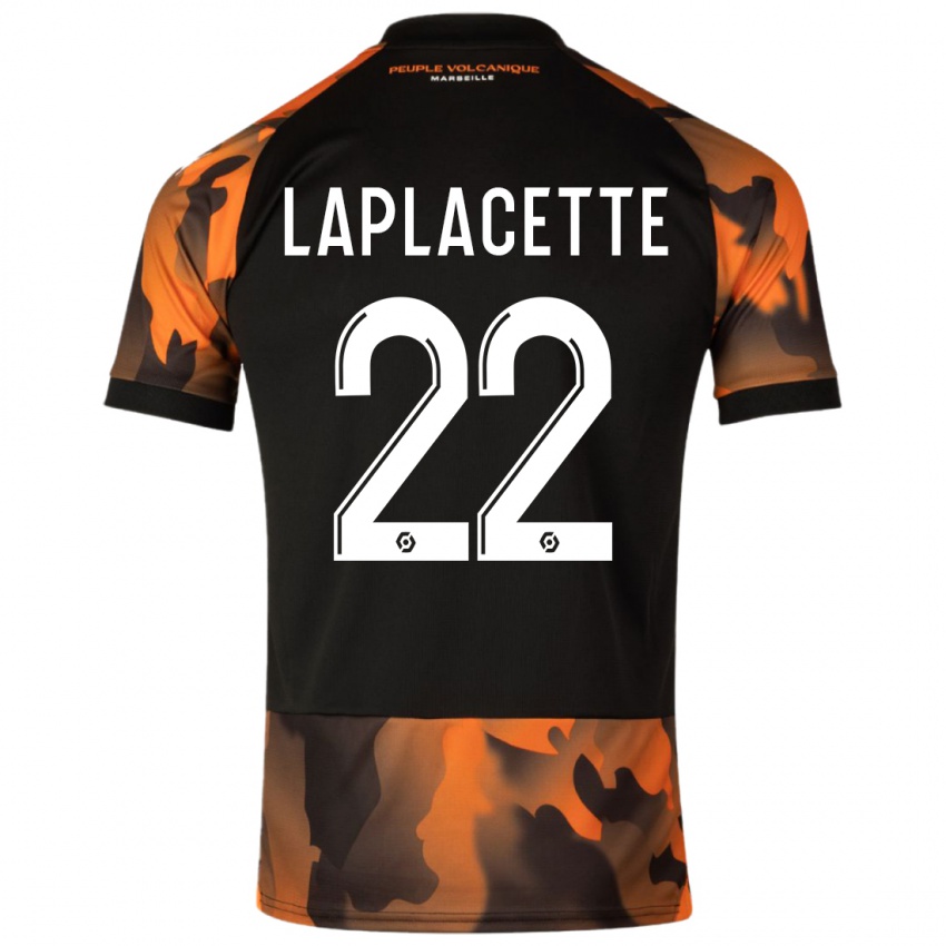 Kinder Tess Laplacette #22 Schwarzorange Ausweichtrikot Trikot 2023/24 T-Shirt Österreich