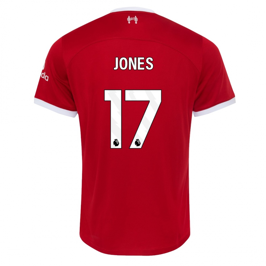 Herren Curtis Jones #17 Rot Heimtrikot Trikot 2023/24 T-Shirt Österreich