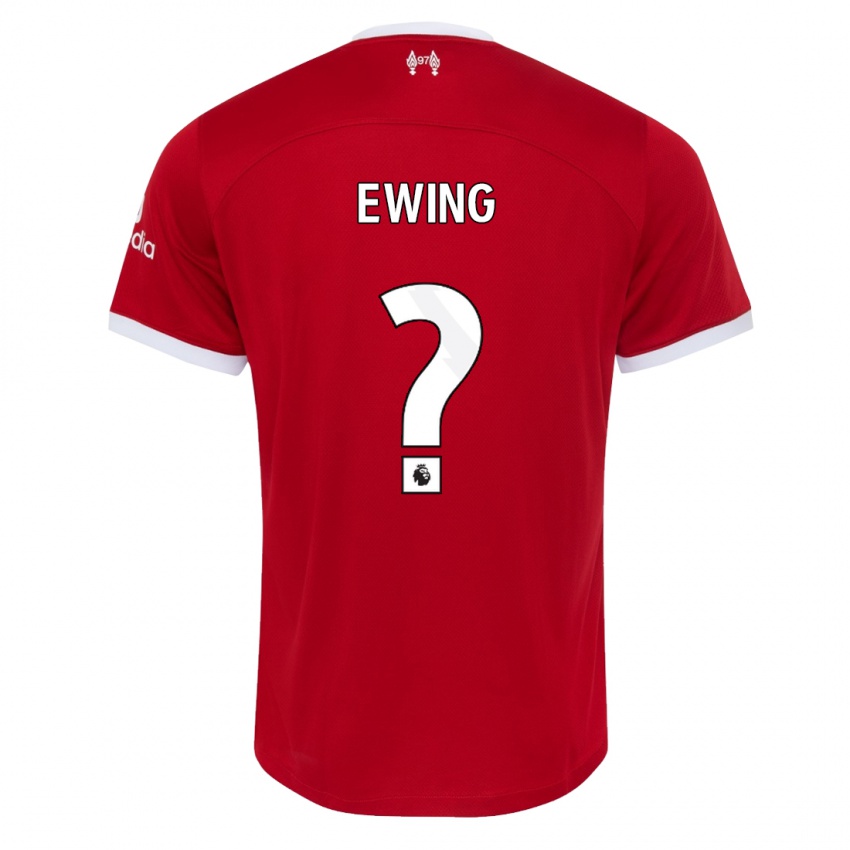 Herren Clae Ewing #0 Rot Heimtrikot Trikot 2023/24 T-Shirt Österreich