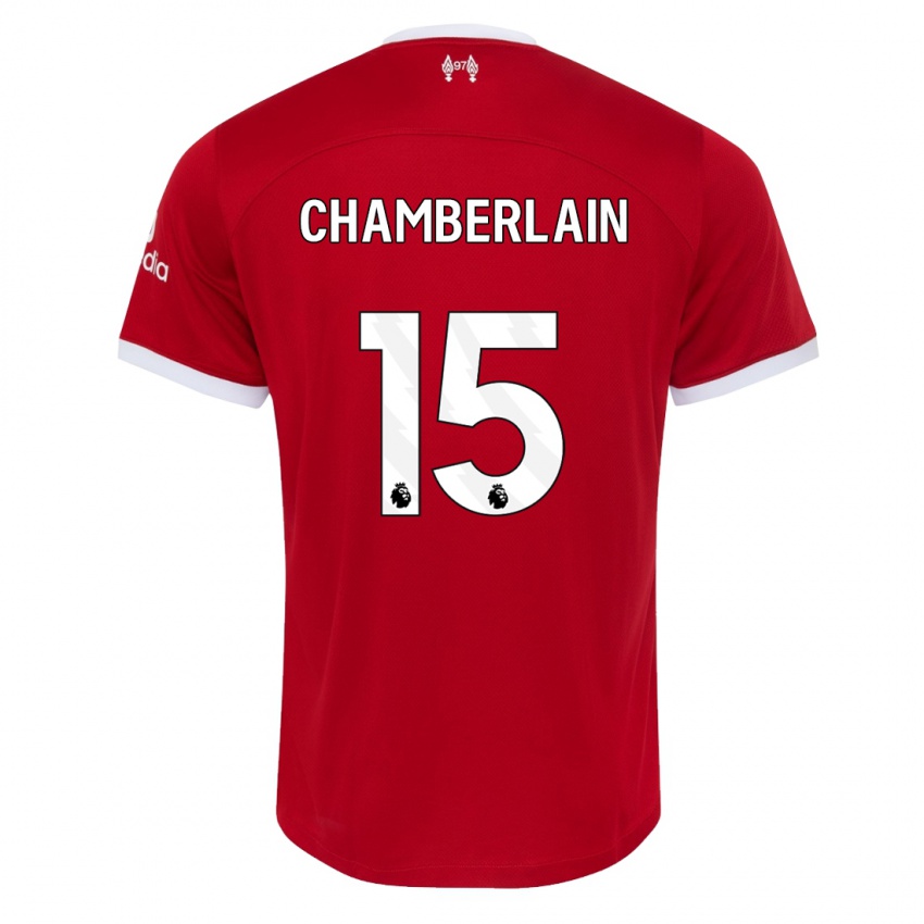 Herren Alex Oxlade Chamberlain #15 Rot Heimtrikot Trikot 2023/24 T-Shirt Österreich