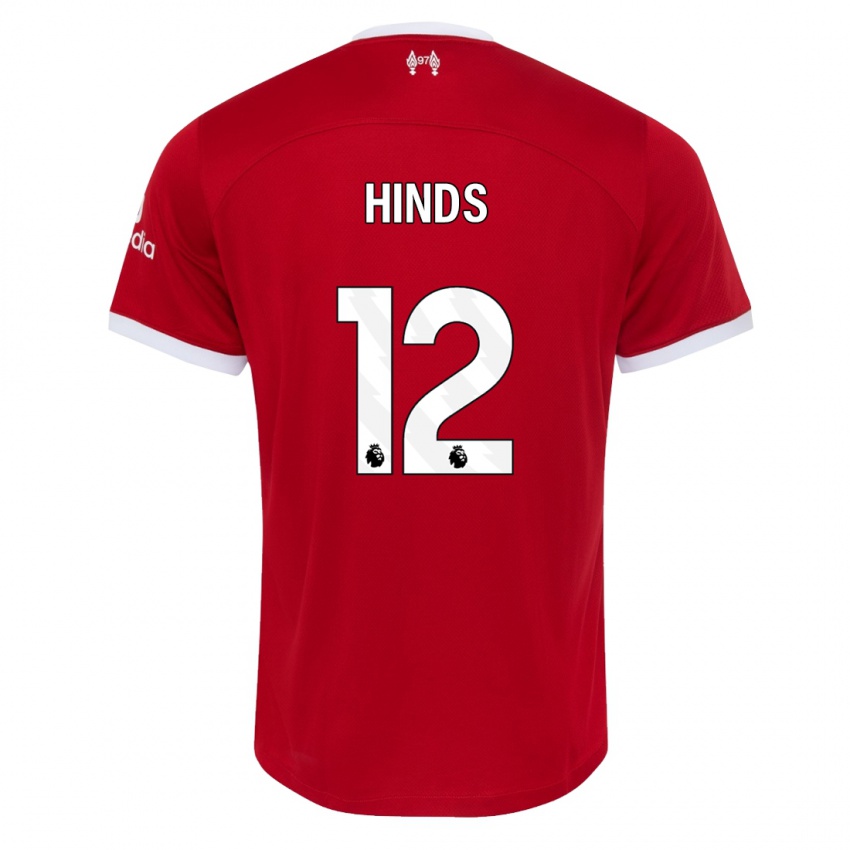 Herren Taylor Hinds #12 Rot Heimtrikot Trikot 2023/24 T-Shirt Österreich