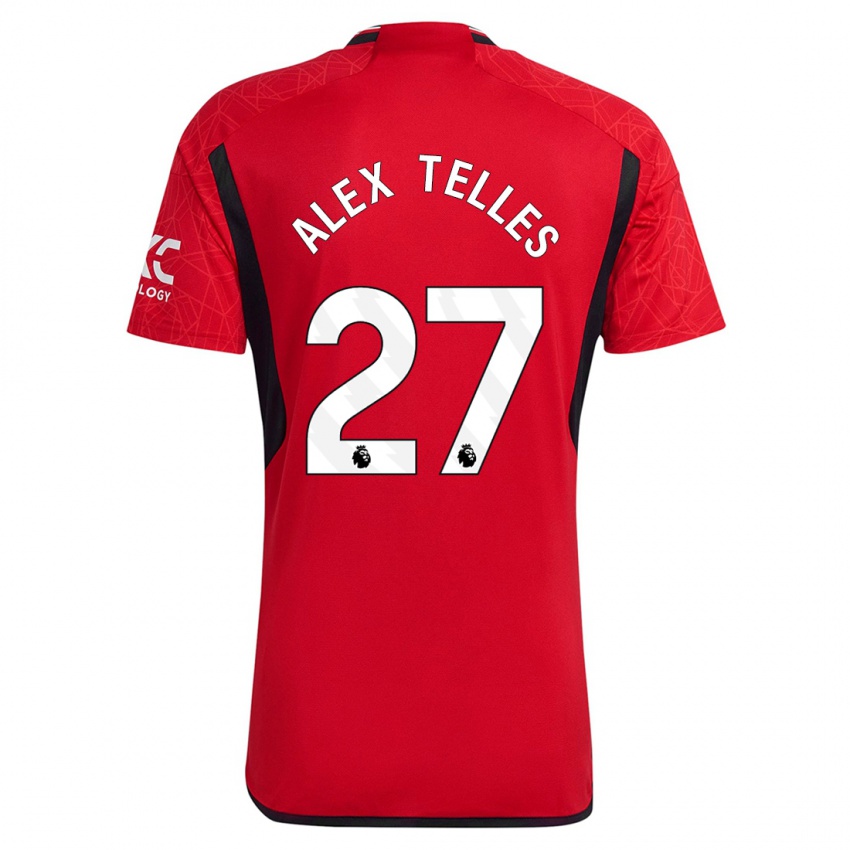 Herren Alex Nicolao Telles #27 Rot Heimtrikot Trikot 2023/24 T-Shirt Österreich