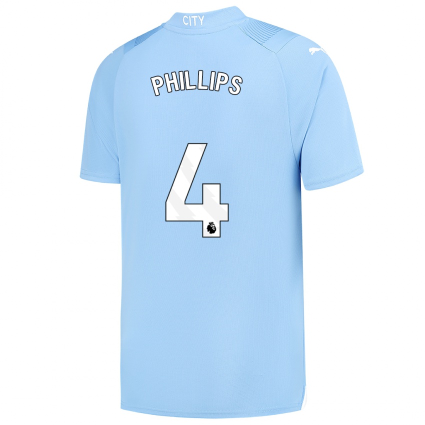 Herren Kalvin Phillips #4 Hellblau Heimtrikot Trikot 2023/24 T-Shirt Österreich