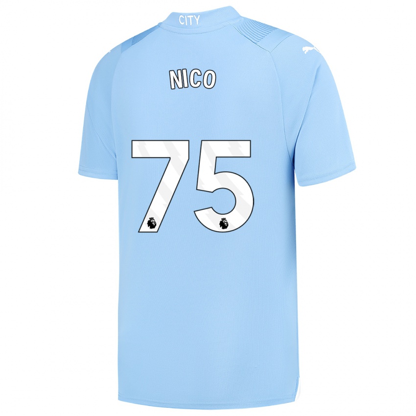 Herren Nico O'reilly #75 Hellblau Heimtrikot Trikot 2023/24 T-Shirt Österreich
