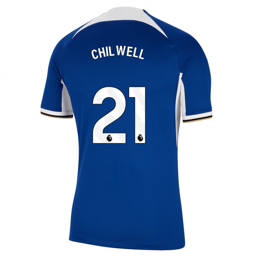 Herren Ben Chilwell #21 Blau Heimtrikot Trikot 2023/24 T-Shirt Österreich