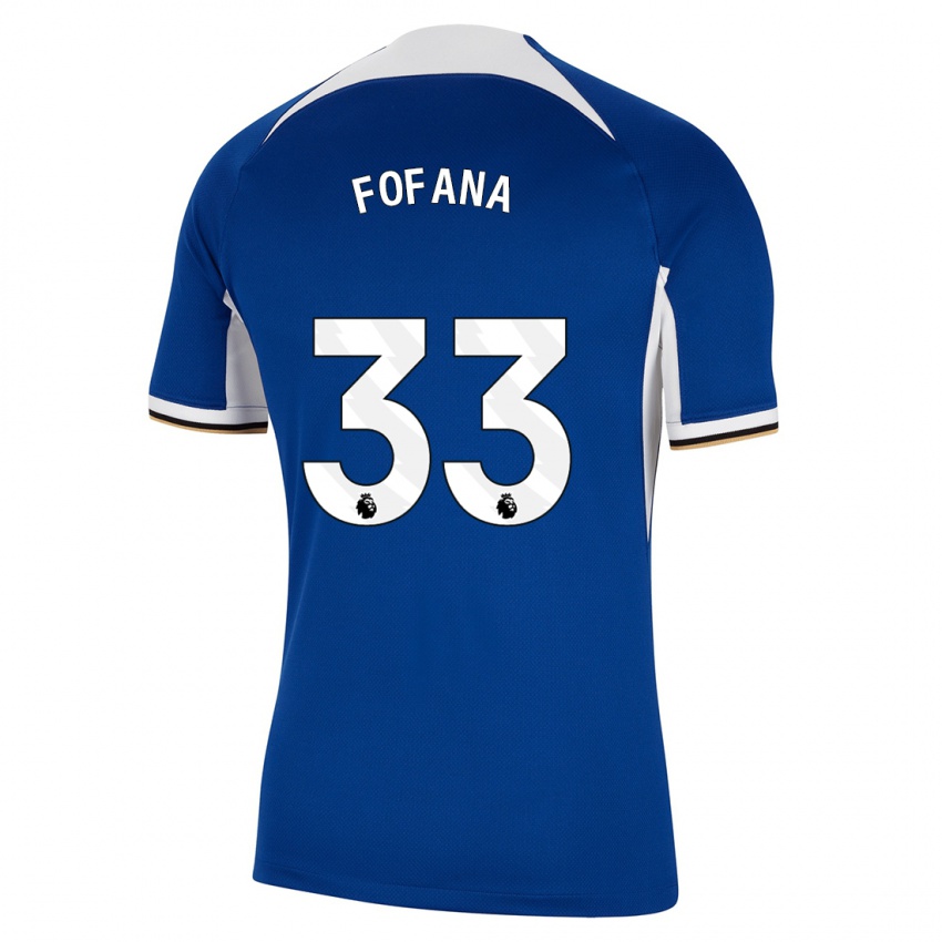 Herren Wesley Fofana #33 Blau Heimtrikot Trikot 2023/24 T-Shirt Österreich