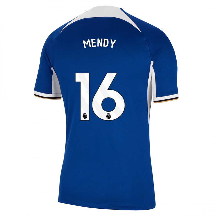 Herren Edouard Mendy #16 Blau Heimtrikot Trikot 2023/24 T-Shirt Österreich