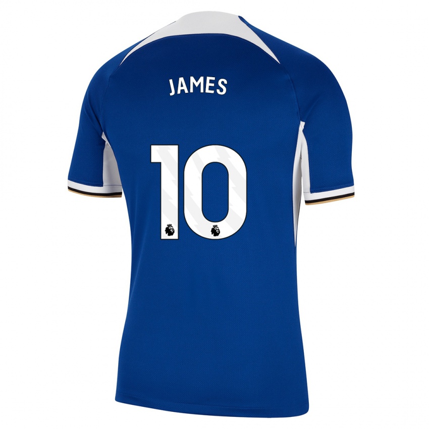 Herren Lauren James #10 Blau Heimtrikot Trikot 2023/24 T-Shirt Österreich