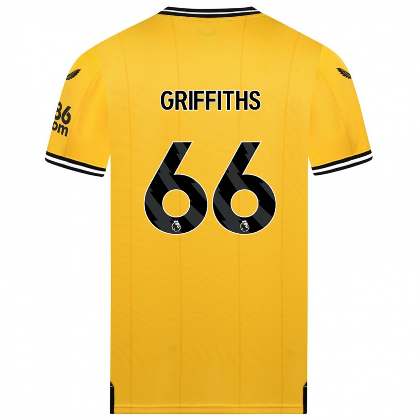 Herren Harvey Griffiths #66 Gelb Heimtrikot Trikot 2023/24 T-Shirt Österreich