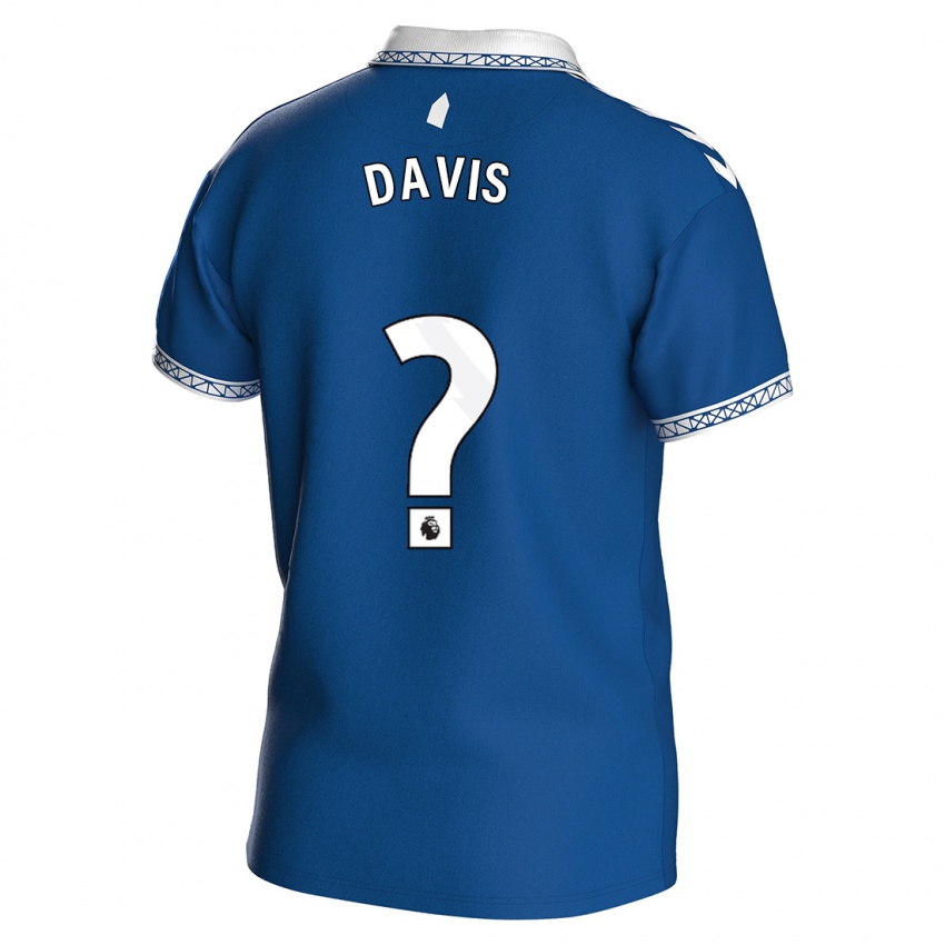 Herren Luca Davis #0 Königsblau Heimtrikot Trikot 2023/24 T-Shirt Österreich