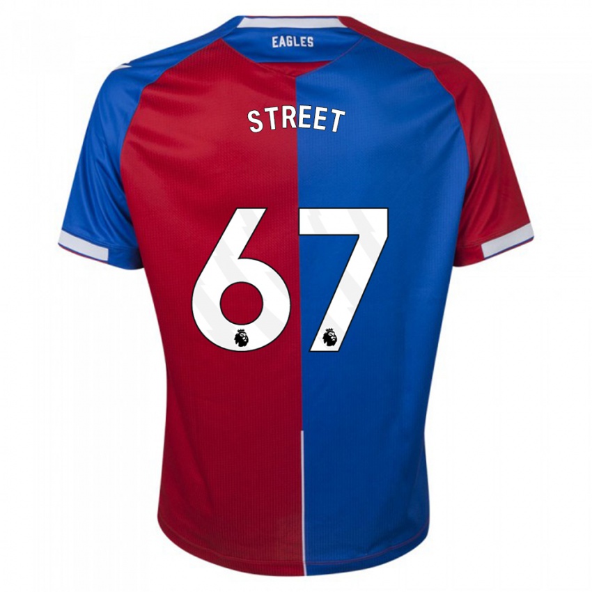 Herren Rob Street #67 Rot Blau Heimtrikot Trikot 2023/24 T-Shirt Österreich