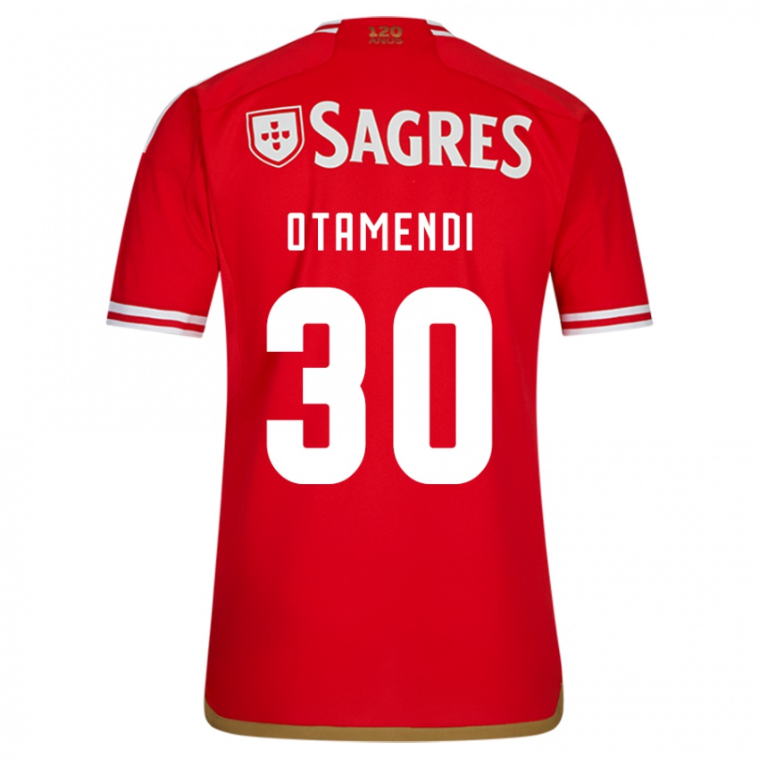 Herren Nicolas Otamendi #30 Rot Heimtrikot Trikot 2023/24 T-Shirt Österreich