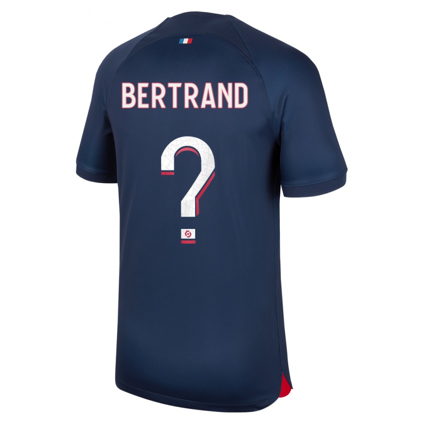 Herren Lucie Bertrand #0 Blau Rot Heimtrikot Trikot 2023/24 T-Shirt Österreich