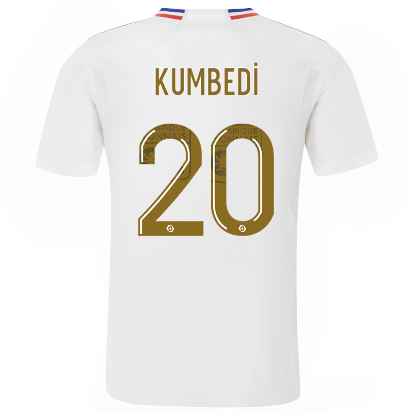 Herren Saël Kumbedi #20 Weiß Heimtrikot Trikot 2023/24 T-Shirt Österreich