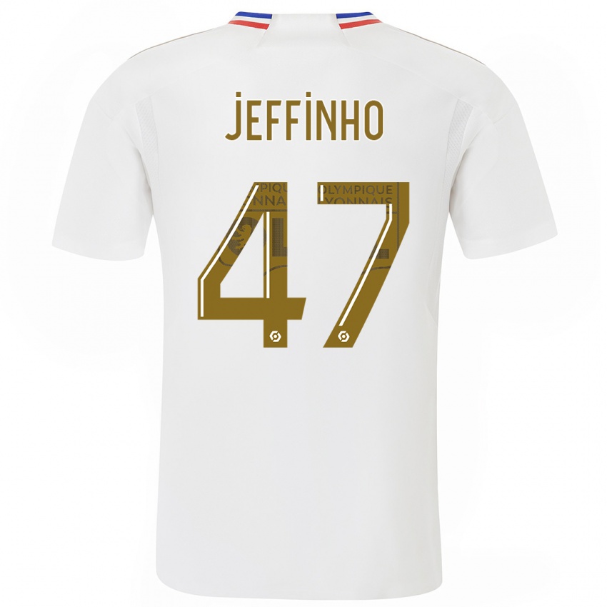 Herren Jeffinho #47 Weiß Heimtrikot Trikot 2023/24 T-Shirt Österreich