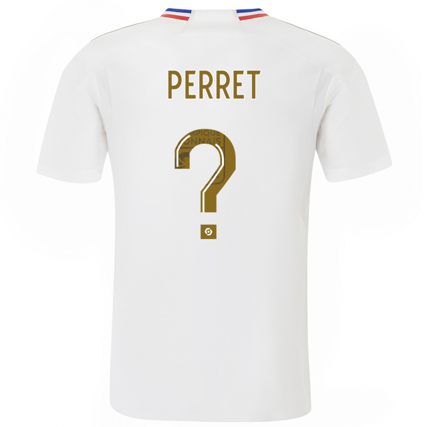 Herren Romain Perret #0 Weiß Heimtrikot Trikot 2023/24 T-Shirt Österreich
