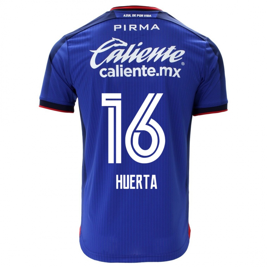 Herren Ana Gabriela Huerta #16 Blau Heimtrikot Trikot 2023/24 T-Shirt Österreich