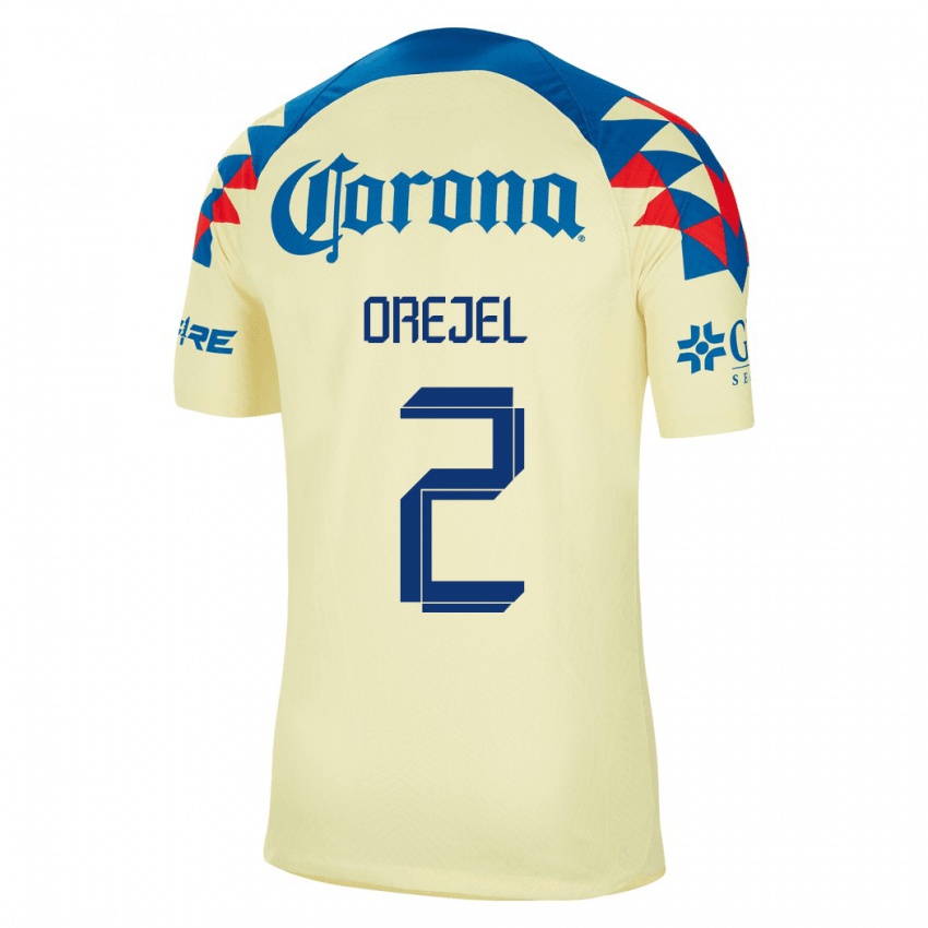 Herren Jocelyn Orejel #2 Gelb Heimtrikot Trikot 2023/24 T-Shirt Österreich