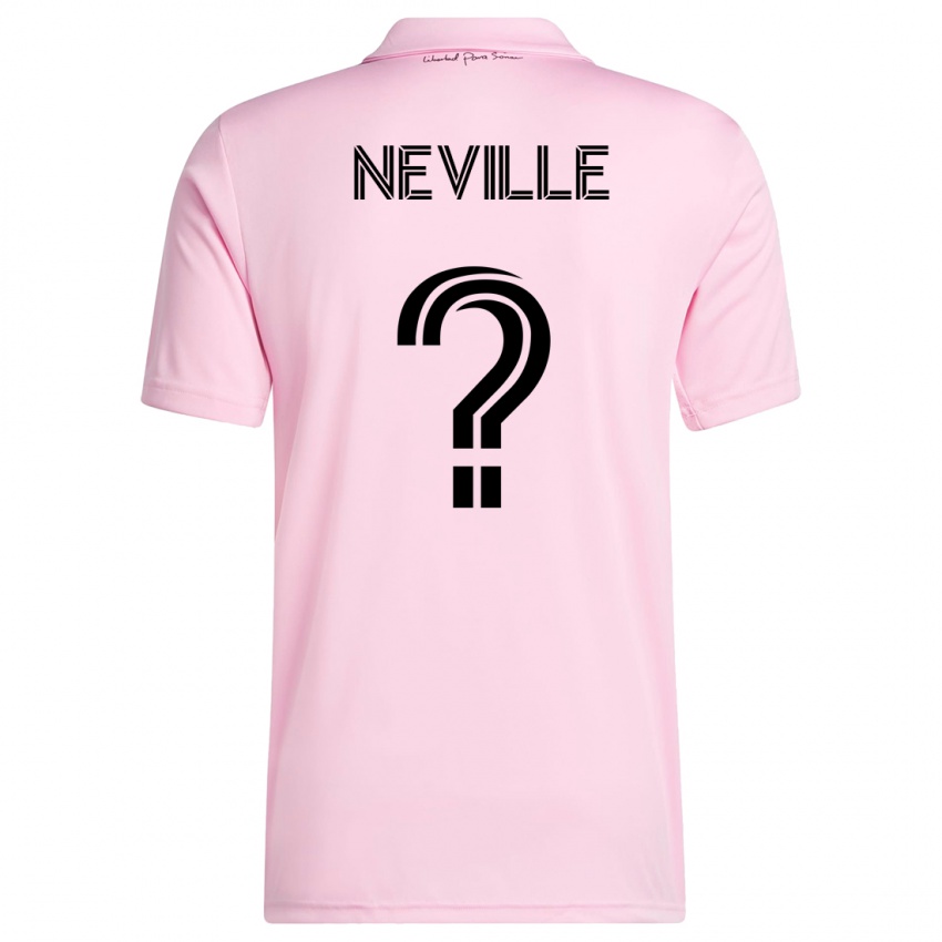 Herren Harvey Neville #0 Rosa Heimtrikot Trikot 2023/24 T-Shirt Österreich