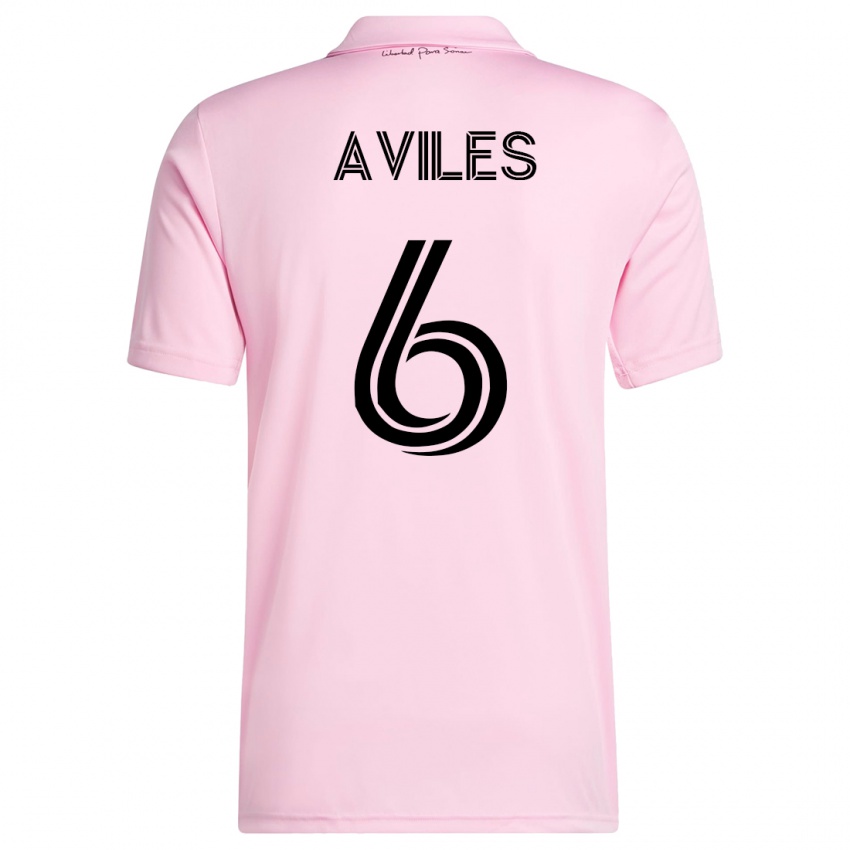 Herren Tomás Avilés #6 Rosa Heimtrikot Trikot 2023/24 T-Shirt Österreich