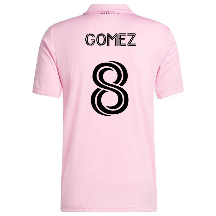 Herren Diego Gómez #8 Rosa Heimtrikot Trikot 2023/24 T-Shirt Österreich