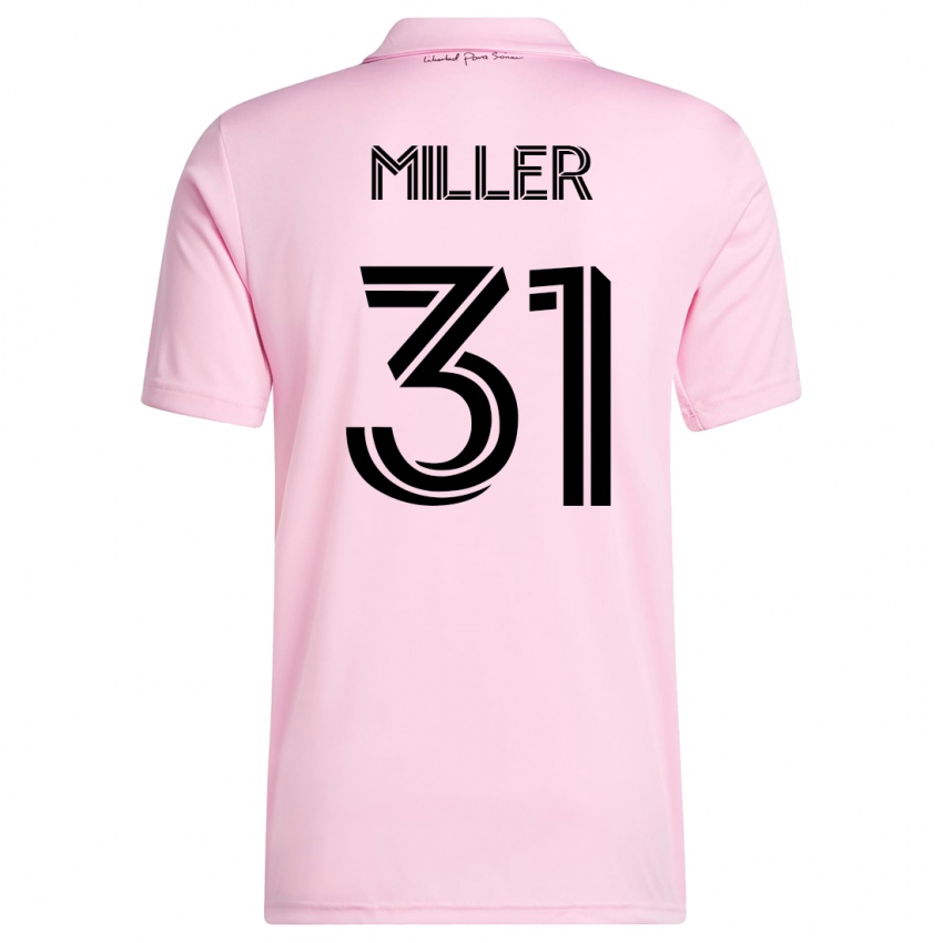Herren Kamal Miller #31 Rosa Heimtrikot Trikot 2023/24 T-Shirt Österreich