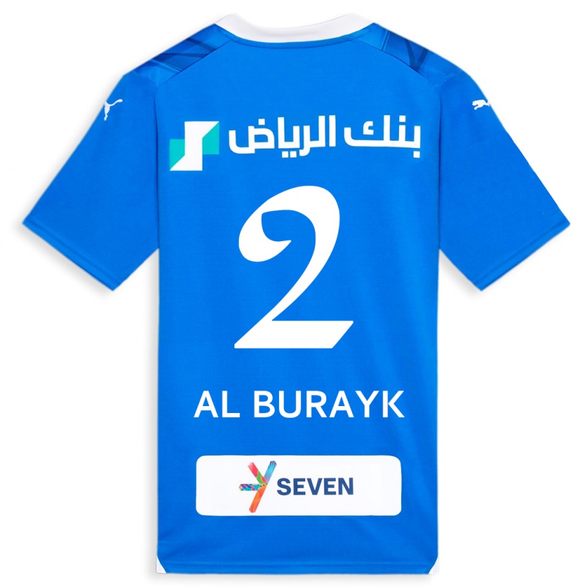 Herren Mohammed Al-Burayk #2 Blau Heimtrikot Trikot 2023/24 T-Shirt Österreich