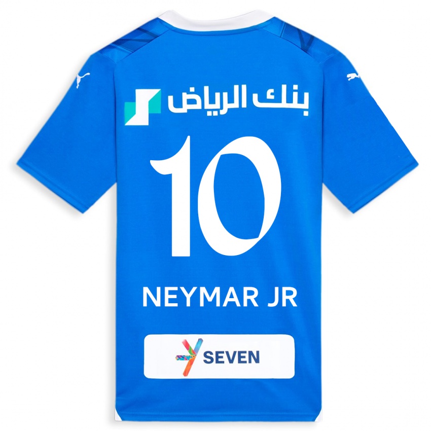 Herren Neymar #10 Blau Heimtrikot Trikot 2023/24 T-Shirt Österreich