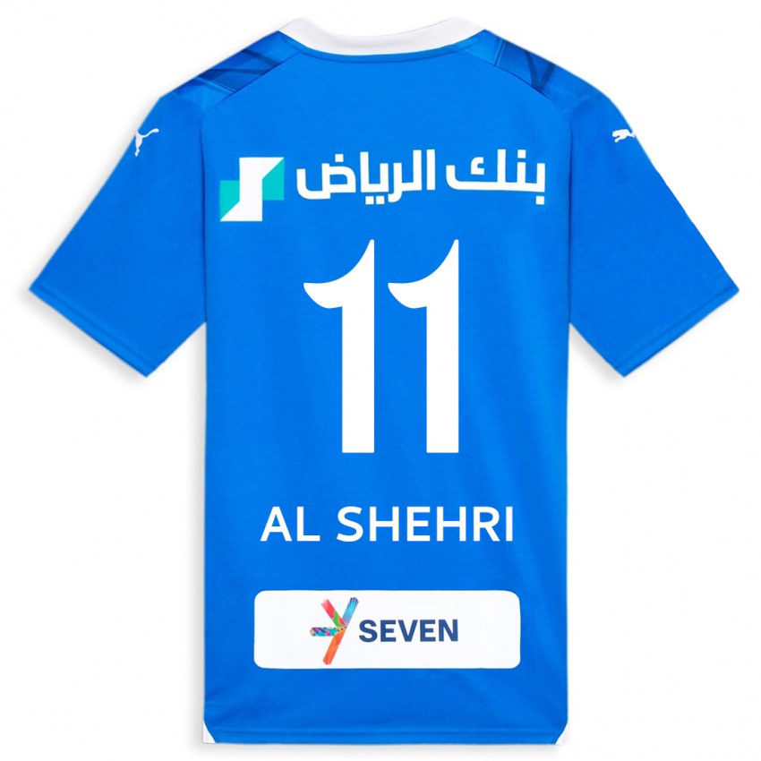 Herren Saleh Al-Shehri #11 Blau Heimtrikot Trikot 2023/24 T-Shirt Österreich