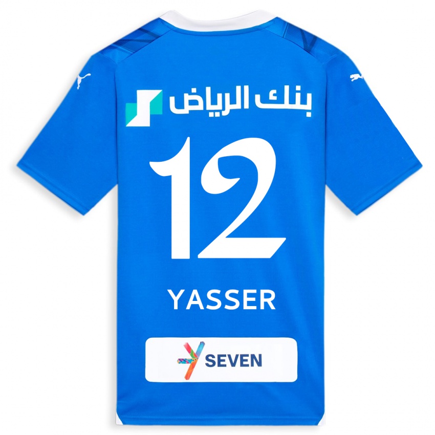 Herren Yasser Al-Shahrani #12 Blau Heimtrikot Trikot 2023/24 T-Shirt Österreich