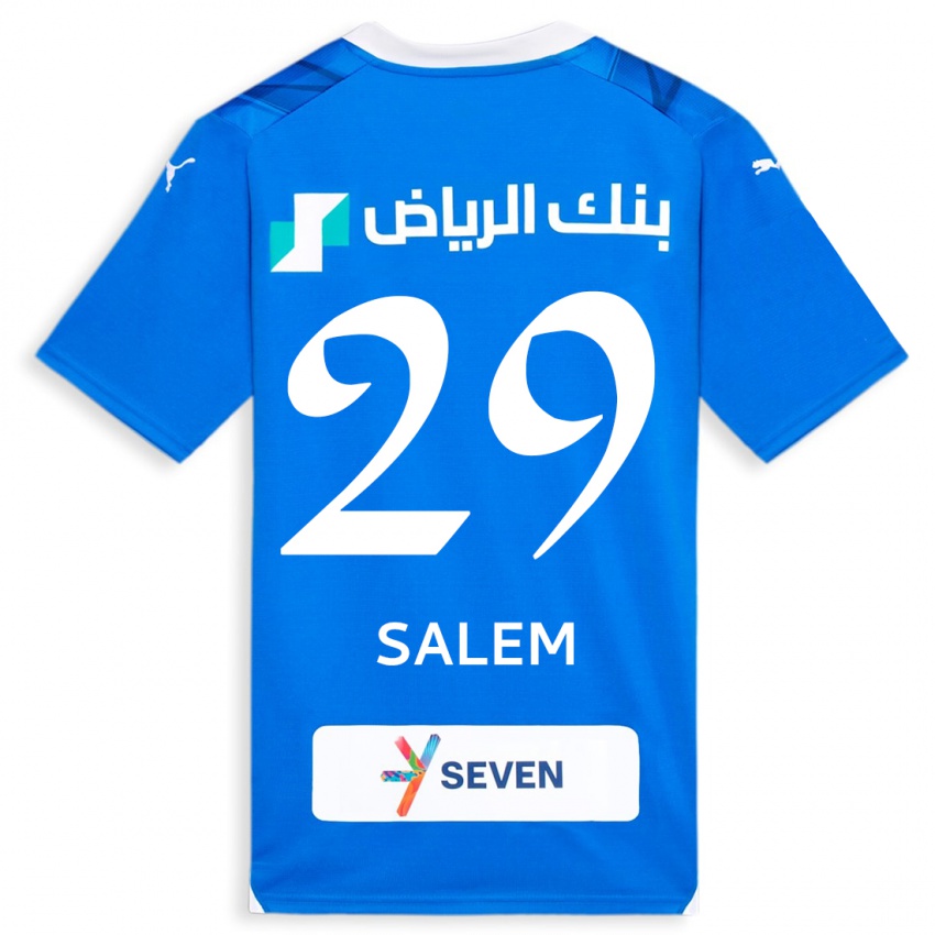 Herren Salem Al-Dawsari #29 Blau Heimtrikot Trikot 2023/24 T-Shirt Österreich