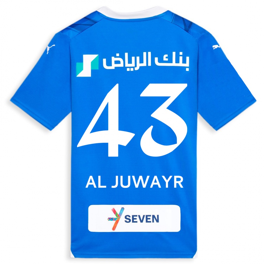 Herren Musab Al-Juwayr #43 Blau Heimtrikot Trikot 2023/24 T-Shirt Österreich