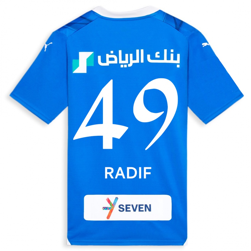 Herren Abdullah Radif #49 Blau Heimtrikot Trikot 2023/24 T-Shirt Österreich