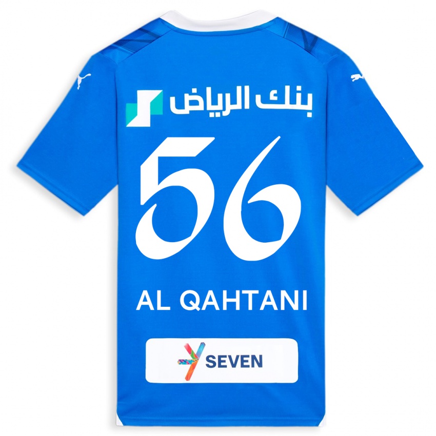 Herren Mohammed Al-Qahtani #56 Blau Heimtrikot Trikot 2023/24 T-Shirt Österreich