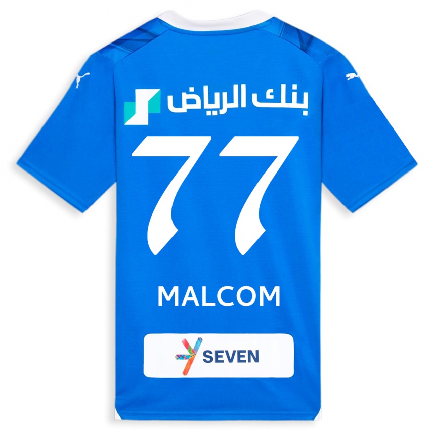 Herren Malcom #77 Blau Heimtrikot Trikot 2023/24 T-Shirt Österreich