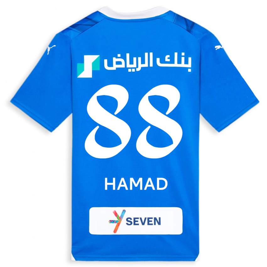 Herren Hamad Al-Yami #88 Blau Heimtrikot Trikot 2023/24 T-Shirt Österreich