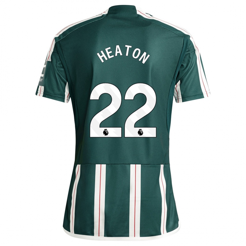 Herren Tom Heaton #22 Dunkelgrün Auswärtstrikot Trikot 2023/24 T-Shirt Österreich