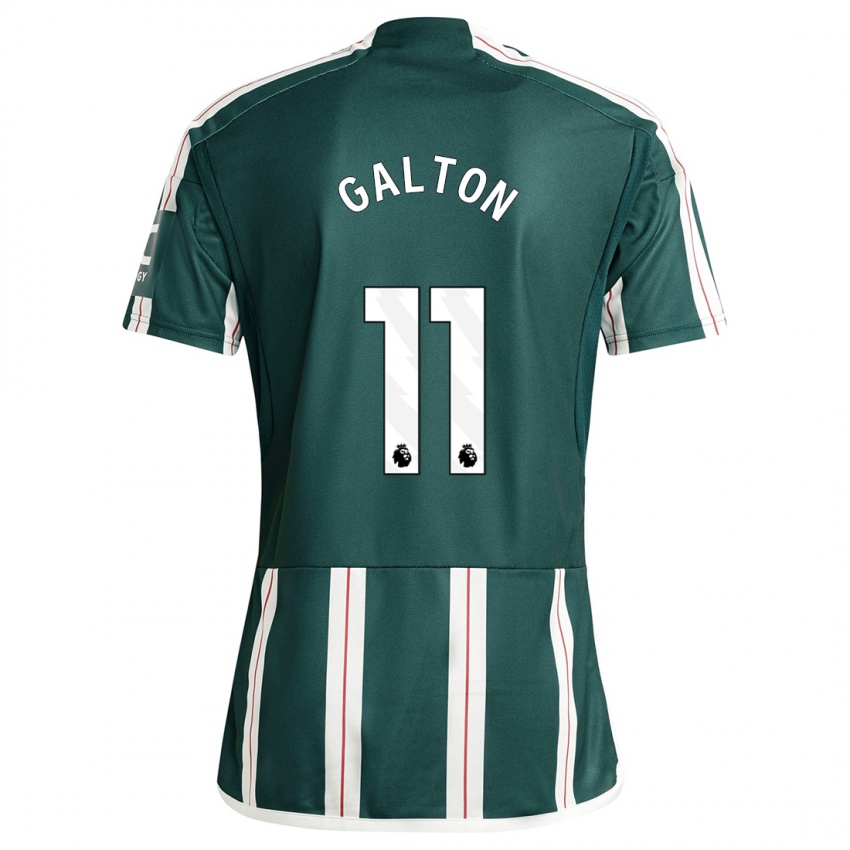 Herren Leah Galton #11 Dunkelgrün Auswärtstrikot Trikot 2023/24 T-Shirt Österreich