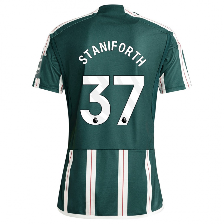 Herren Lucy Staniforth #37 Dunkelgrün Auswärtstrikot Trikot 2023/24 T-Shirt Österreich