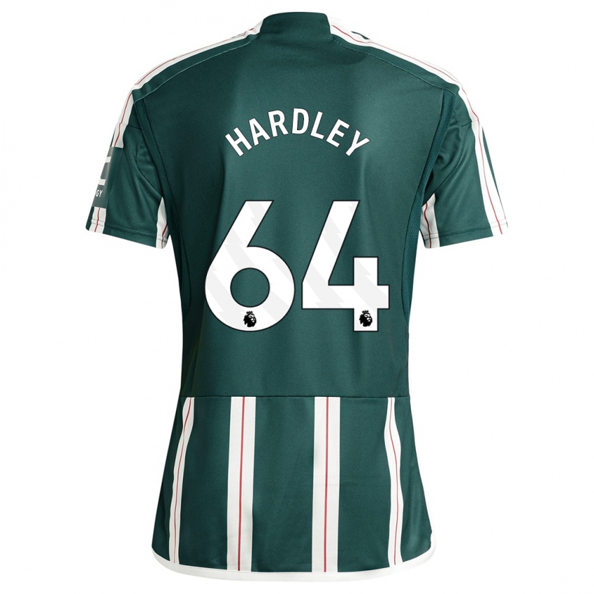 Herren Bjorn Hardley #64 Dunkelgrün Auswärtstrikot Trikot 2023/24 T-Shirt Österreich