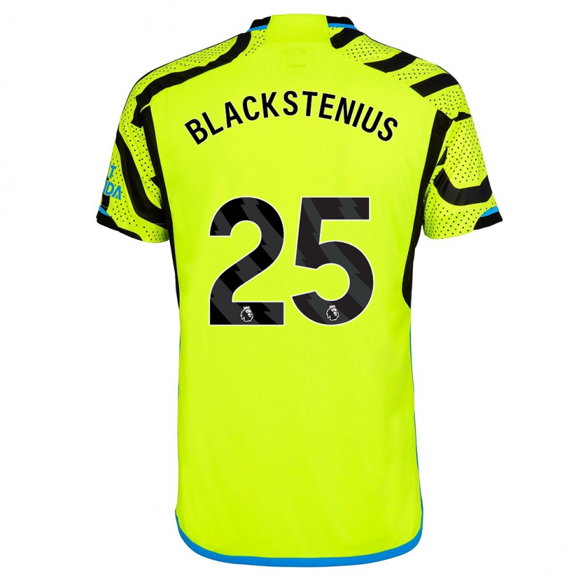 Herren Stina Blackstenius #25 Gelb Auswärtstrikot Trikot 2023/24 T-Shirt Österreich