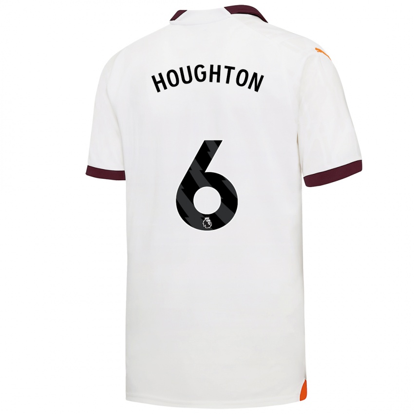 Herren Steph Houghton #6 Weiß Auswärtstrikot Trikot 2023/24 T-Shirt Österreich