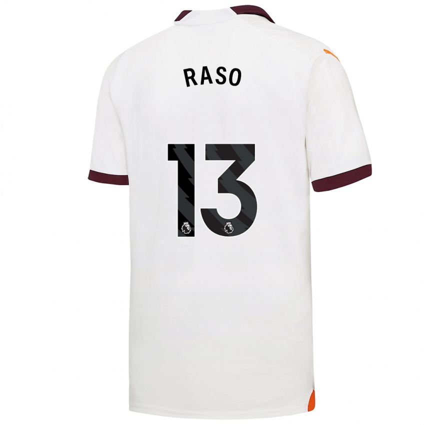 Herren Hayley Raso #13 Weiß Auswärtstrikot Trikot 2023/24 T-Shirt Österreich