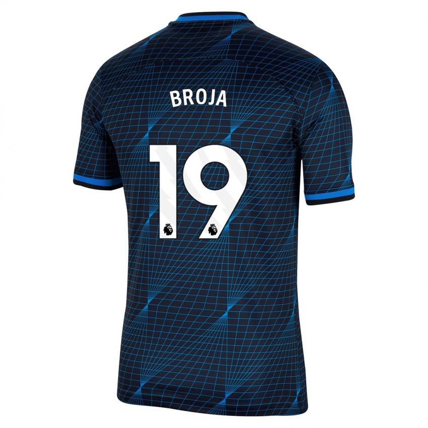 Herren Armando Broja #19 Dunkelblau Auswärtstrikot Trikot 2023/24 T-Shirt Österreich