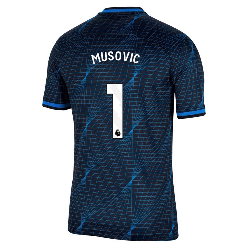 Herren Zecira Musovic #1 Dunkelblau Auswärtstrikot Trikot 2023/24 T-Shirt Österreich