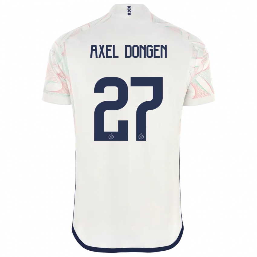 Herren Amourricho Van Axel Dongen #27 Weiß Auswärtstrikot Trikot 2023/24 T-Shirt Österreich