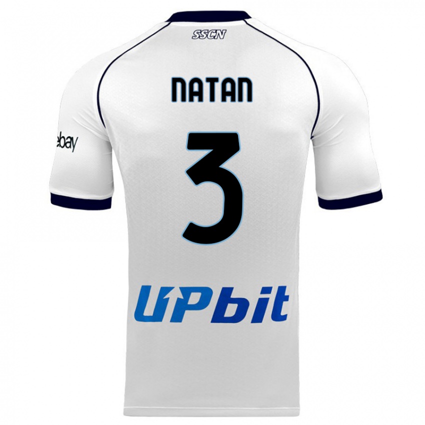 Herren Natan #3 Weiß Auswärtstrikot Trikot 2023/24 T-Shirt Österreich